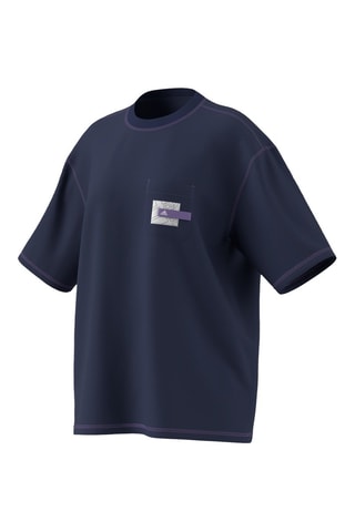 T-shirt ample - Bleu marine