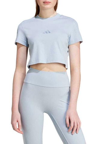 T-shirt cropped All Szn - Ciel - Adidas