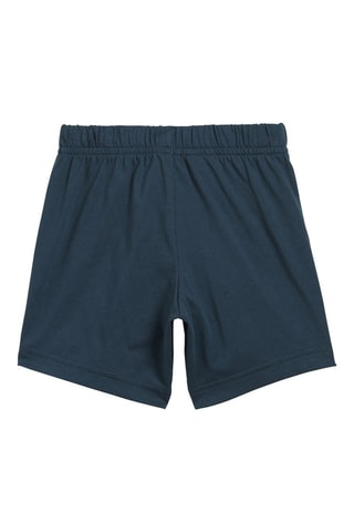 T-shirt et short en coton biologique Essentials - Bleu