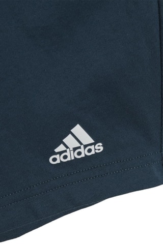 T-shirt et short en coton biologique Essentials - Bleu