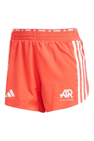 Short de running taille haute - Rouge - Adidas