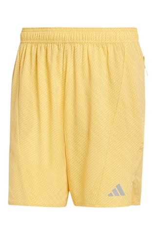 Short slim d’entraînement D4T Hr Aop - Jaune