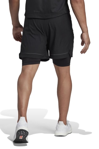 Short d’entraînement 2 en 1 Hiit Spin Noir