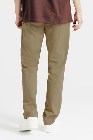 Pantalón chino recto - Caqui