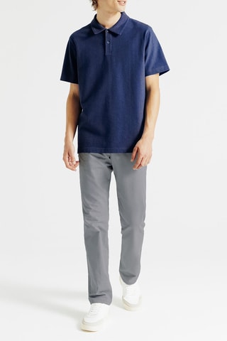 Pantalón straight - Azul grisáceo