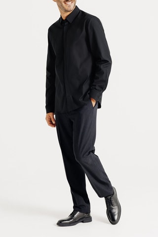 Overhemd Slim Fit - Zwart