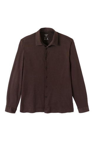 Overhemd Slim Fit - Bruin