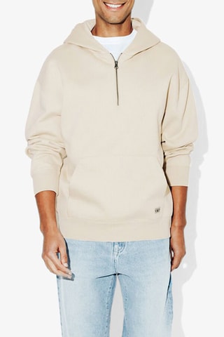 Sweater met capuchon - Ivoorkleurig
