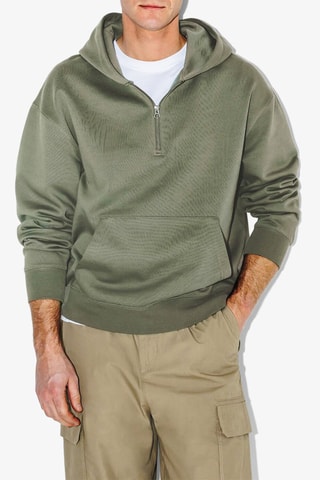 Sweater met capuchon - Kaki