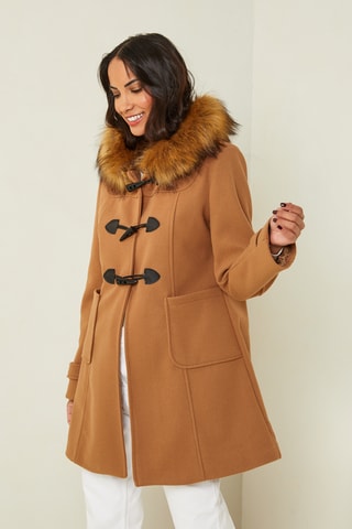 Jas met Capuchon - Camel