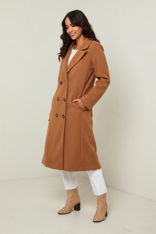 Lange Jas - Camel