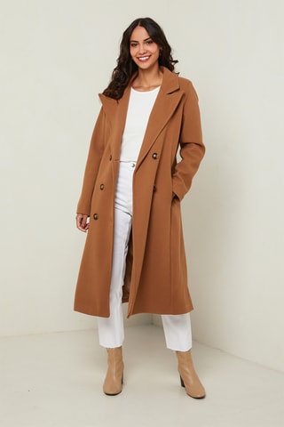 Lange Jas - Camel