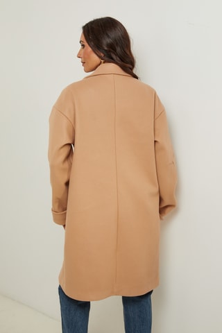 Manteau droit - Camel
