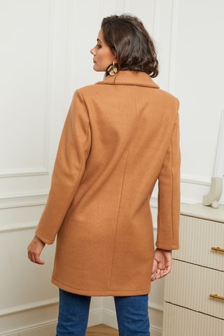 Manteau droit - Camel