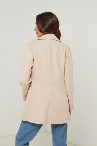Manteau droit - Beige