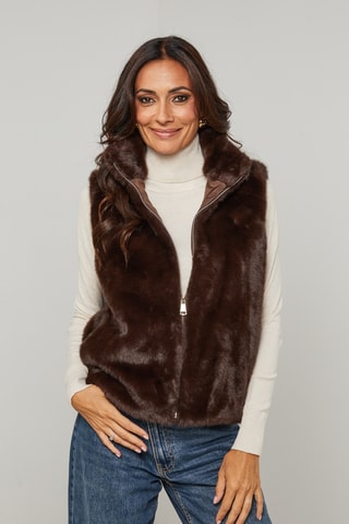 Gilet sans manches - Marron
