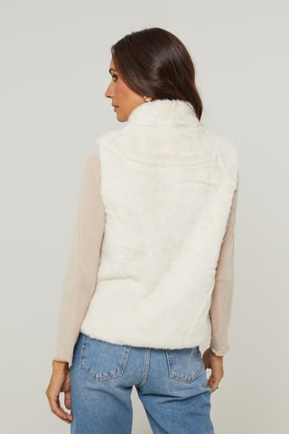 Gilet sans manches - Écru