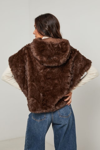 Veste à capuche - Marron