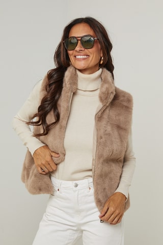 Gilet sans manches - Taupe