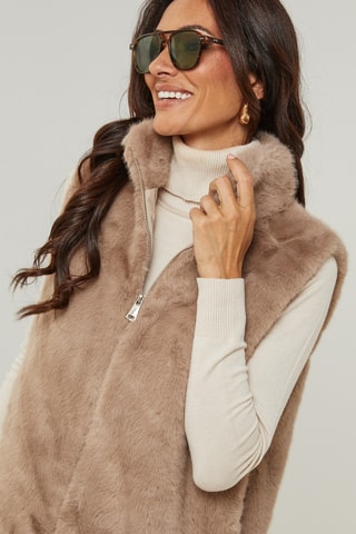 Gilet sans manches - Taupe