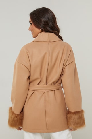 Manteau droit - Camel