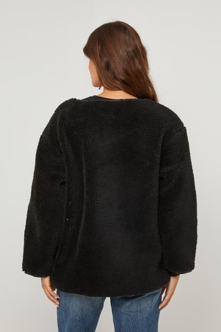 Manteau droit - Noir