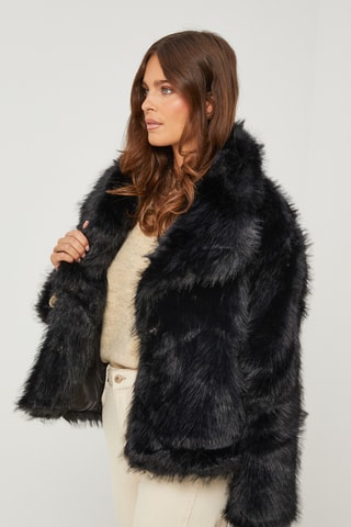 Manteau droit - Noir