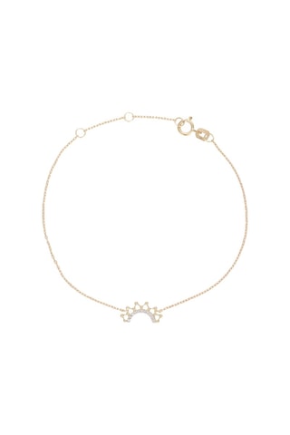 Pulsera Maneya - Oro amarillo y diamantes