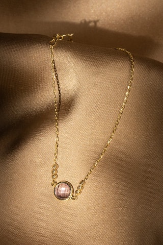 Pulsera Dream - Oro amarillo y amatista