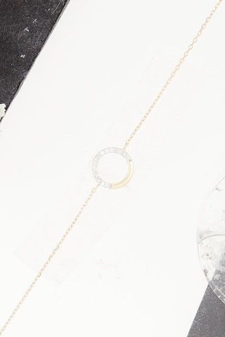 Pulsera Naïri - Oro amarillo y diamantes