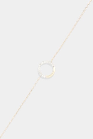 Pulsera Naïri - Oro amarillo y diamantes