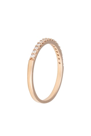 Anillo - Oro rosa y diamantes