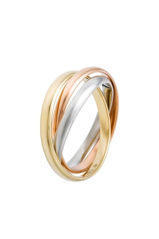 Anillo Tri or - Oro blanco, oro amarillo y oro rosa