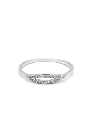 Anillo - Oro blanco y diamantes