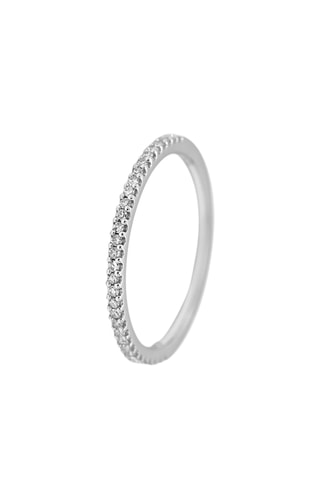 Anillo - Oro blanco y diamantes
