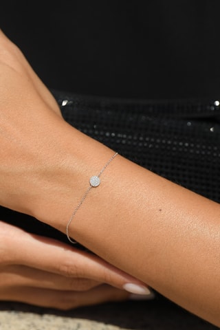 Pulsera - Oro blanco y diamantes