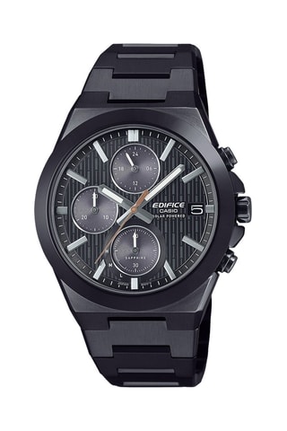 Stalen Quartz Horloge Vintage - Chronograaf - Zwart