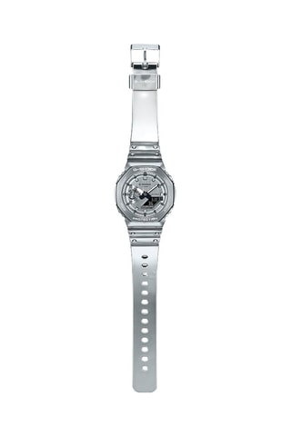 Silicone Quartz Horloge Timeless - Chronometer - Zilverkleurig