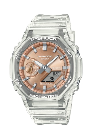 Anadigitaal Hars Horloge - Chronometer en GMT - Wit