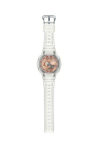 Anadigitaal Hars Horloge - Chronometer en GMT - Wit