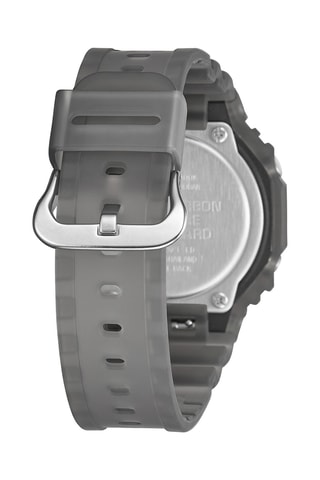 Anadigitaal Hars Horloge - Chronometer en GMT - Grijs en Zwart