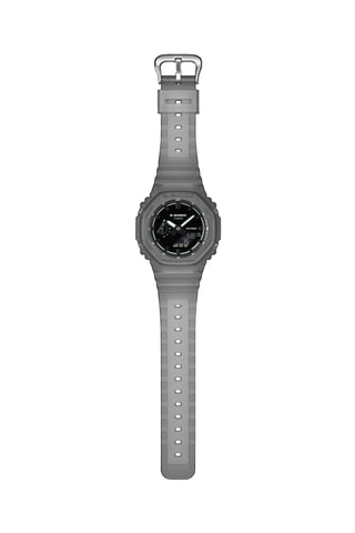 Anadigitaal Hars Horloge - Chronometer en GMT - Grijs en Zwart