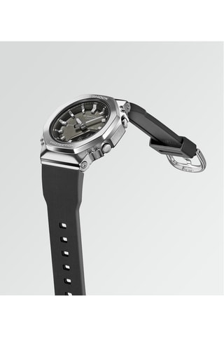 Anadigitaal Hars Horloge - Chronometer en GMT - Zwart en Zilverkleurig