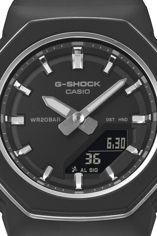 Anadigitaal Hars Horloge - Chronometer en GMT - Zwart
