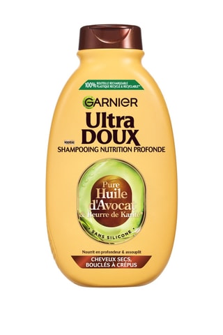 Shampoo Pure Avocado-olie en Karitéboter Ultra Doux - Droog, gekruld tot kroeshaar 300 ml