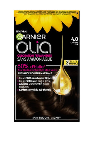 Permanente Kleuring Olia - 4.0 Puur Kastanjebruin - Normaal Haar