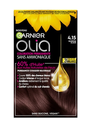 Permanente Kleuring Olia - 4.15 Asbruin - Normaal Haar