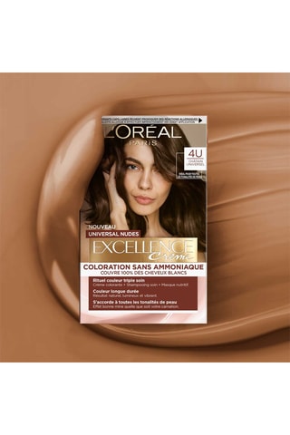 Excellence Crème Haarkleuring - N° 4 Universeel Bruin - 1035 ml - L'Oréal Paris