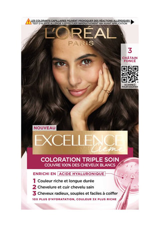 Excellence Crème Haarkleuring - N° 3 Donkerbruin - 1035 ml