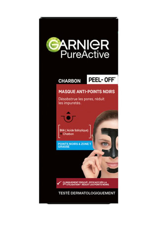 Peel-off Masker Tegen Mee-eters Charbon Pure Active - 50 ml - Garnier